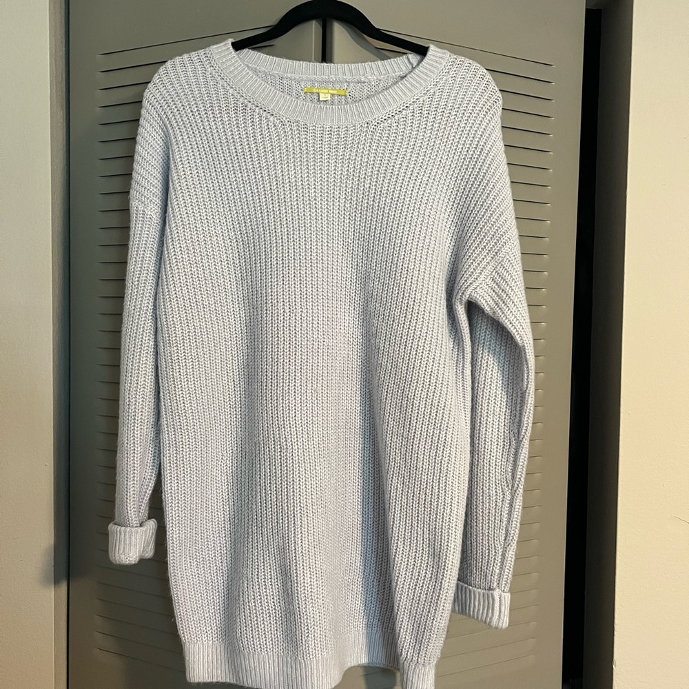 Gianni Bini blue Crew Neck Sweater dress